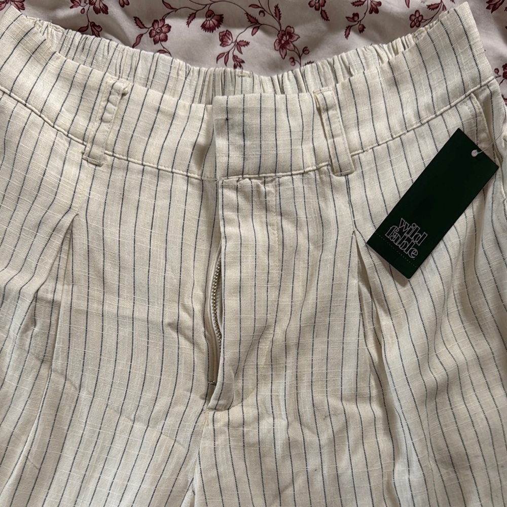 Wild Fable Black and White Wide Leg Pants